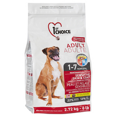 1st Choice Adult Sensitive Lamb & Fish - Сухий корм для дорослих собак всіх порід з ягням та рибою 2,72 кг