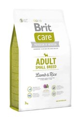 Brit Care Adult Small Breed Lamb and Rice - Сухой корм для взрослых собак мелких пород с ягненком и рисом 3 кг