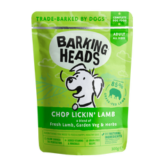 Barking Heads Chop Lickin' Lamb - Баркінг Хедс пауч для собак з ягням 300 г