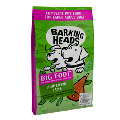 Barking Heads Chop Lickin' Lamb and Brown Rice Large Breeds - Баркинг Хедс сухой корм для собак крупных пород с ягненком и рисом 12 кг