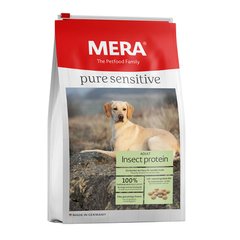 MERA pure sensitive Insect protein - Сухой корм для взрослых собак с протеином насекомых 1 кг
