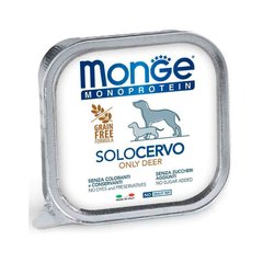 Monge Dog Solo 100% - Консерва для собак с олениной 150 г