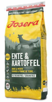 Josera Dog Ente&Kartoffel - Сухой корм для взрослых собак всех пород с уткой и картофелем 5х 900 г