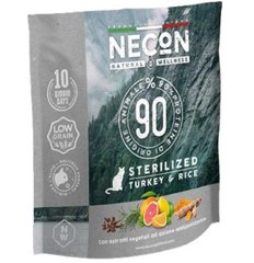 Necon Natural Wellness Sterilized Cat Turkey and Rice - Сухий корм для стерилізованих котів з індичкою та рисом 400 г