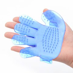 Pet Wash Brush Перчатка из эластичной резины для вычесывания шерсти с животных