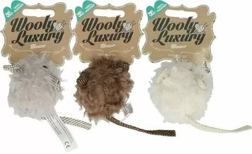 Holland Wooly Luxury Mouse Шерстяна біла мишка