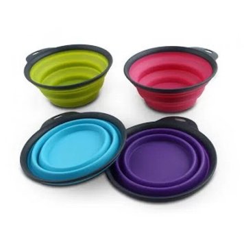 Dexas Collapsible Travel Cup Миска складная с карабином (малая),11.4х13.3х1.3, 240 мл