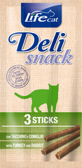 LifeCat snack - Ласощі для котів індичка з кроликом 15 г