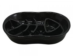 Nobby Керамічна миска для кота "Fish" чорного кольору