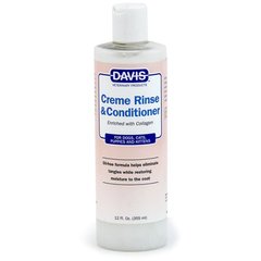 Davis Creme Rinse and Conditioner - Девіс ополіскувач та кондиціонер з колагеном у вигляді концентрату для собак та котів 355 мл