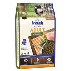 Bosch Adult Poultry&Spelt Бош Эдалт Птица со Спельтой Птица со Спельтой Сухой корм с домашней птицей и просом для всех взрослых собак, 1 кг