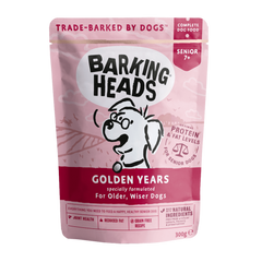 Barking Heads Golden Years - Баркінг Хедс пауч для собак з куркою та лососем 300 г