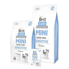 Brit Care Mini Grain Free Sensitive - Беззерновий сухий корм для дорослих собак дрібних та мініатюрних порід з олениною 2 кг
