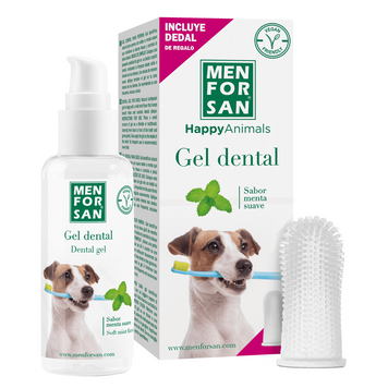 Дентал-гель для чищення зубів собак і котів Menforsan Dental Gel For Dogs & Cats, 60 мл