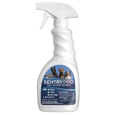 Sentry Pro Spray - Сентри Про Спрей от блох и клещей для собак и кошек 473 мл