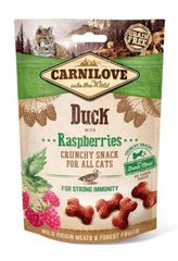 Carnilove Cat Crunchy Snack Duck with Raspberries - Карнилав лакомство для поддержания иммунитета котов всех пород с уткой и малиной 50 г
