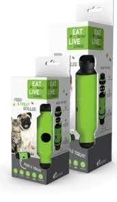 Animal Care Eat Slow Long Long Feed & Treat Roller Туба синя S для ласощів для собак та котів