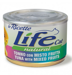 LifeCat консерва для для кошек тунец с фруктовым миксом 150 г