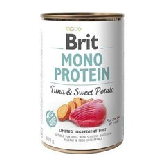 Brit Mono Protein Tuna and Sweet Potato - Монопротеиновый влажный корм с индейкой и картофелем, 400 г