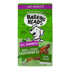 Barking Heads All Hounder Bowl Lickin' Goodness Lamb - Баркинг Хедс сухой корм для собак всех пород с ягненком 2 кг