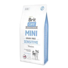 Brit Care Mini Grain Free Sensitive - Беззерновой сухой корм для взрослых собак мелких и миниатюрных пород с олениной 7 кг