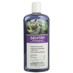 Sentry PurrScriptions Plus - Сентри Шампунь от блох и клещей для кошек 355 мл