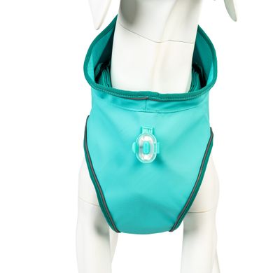 Дощовик для собак Max & Molly Raincoat Matrix 2.0 Turquoise, бірюзовий, XXS