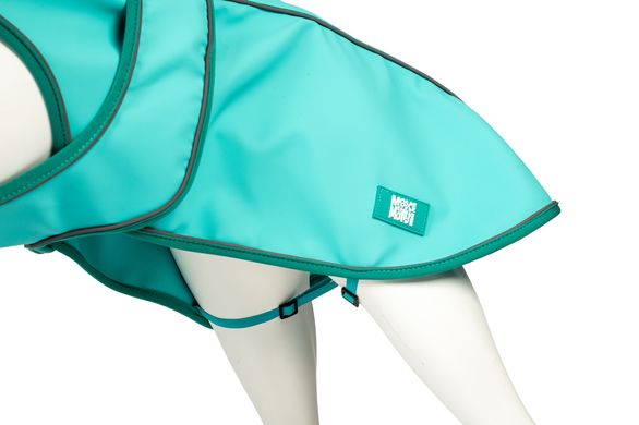 Дощовик для собак Max & Molly Raincoat Matrix 2.0 Turquoise, бірюзовий, XXS