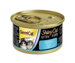 GimCat ShinyCat in Jelly Kitten Tuna - Консервы для котят с тунцом 70 г