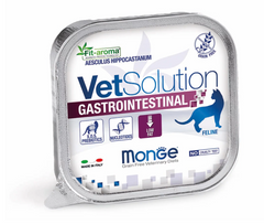 Monge Vetsolution Wet Gastrointestinal feline - Ветеринарні консерви для котів з розладами травлення 100 г
