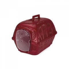 Imac Кэрри Спорт (Carry Sport) переноска для собак и кошек, цвет бордо, пластик, 48,5х32х34,5 см