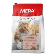 MERA Finest Fit Sterilized - Сухой корм для стерилизованных кошек со свежим мясом птицы и клюквой 4 кг