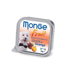 Monge Dog Fruit - Консерви для собак качка з апельсином 100 г