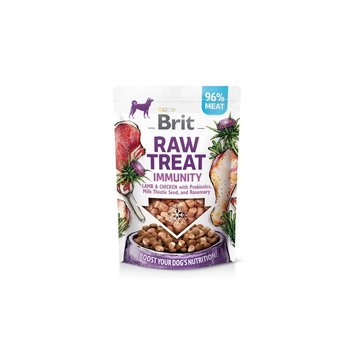 Brit Raw Treat Immunity - Ласощі для поліпшення імунітету дорослих собак всіх порід з ягням та куркою 40 г