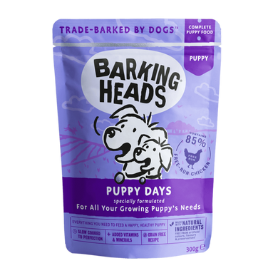 Barking Heads Puppy Days - Баркинг Хедс пауч для щенков с курицей 300 г