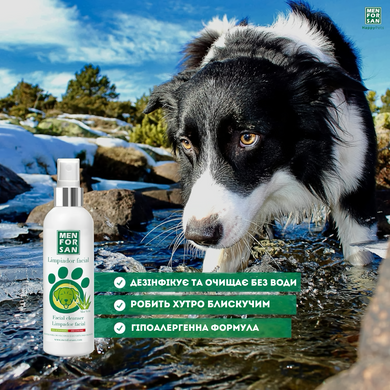 Засіб очищуючий для морди собак Menforsan Facial Cleaner For Dogs, 60 мл