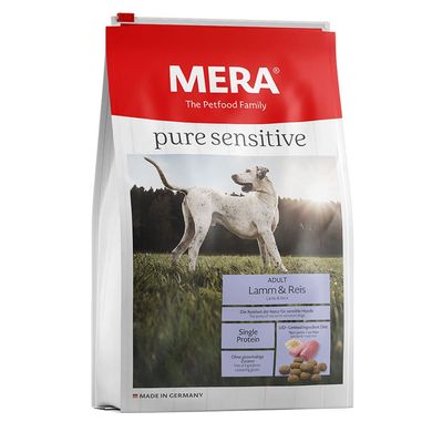 MERA pure sensitive Lamm&Reis - Сухой корм для взрослых собак с ягненком и рисом 1 кг