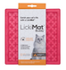 LickiMat Buddy Каучуковий килимок для ласощів для котів рожевий