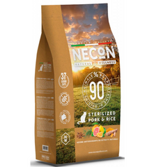Necon Natural Wellness Sterilized Cat Pork and Rice - Сухий корм для стерилізованих котів зі свининою та рисом 1,5 кг