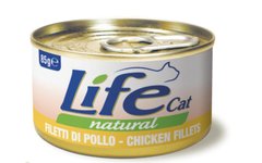 LifeCat консерва для котов с курицей 85 г