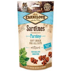 Carnilove Cat Semi Moist Snack - Карнилав лакомство для котов c сардиной и петрушкой 50 г