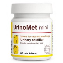 Dolfos UrinoMet - таблетки Уриномет для кошек и собак с проблемами мочеполовой систем
