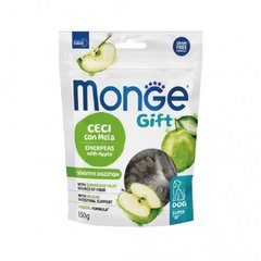 Monge Gift Dog Sensitive digestion - Лакомство для собак с чувствительным пищеварением, нут с яблоком 150 г