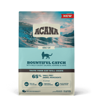 Acana Bountiful Catch Cat - Акана сухой корм для котов с лососем, форелью, селедкой 340 г