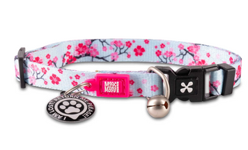 Max & Molly Smart ID Cat Collar Cherry Bloom/1 size - Нашийник для котів Smart ID вишневий блум