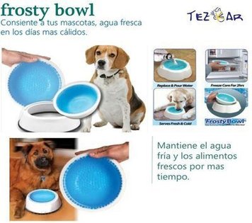 Миска для воды с охлаждающим гелем Frosty Bowl