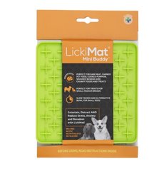 LickiMat Dog Mini Buddy Green Коврик для медленного питания зеленый