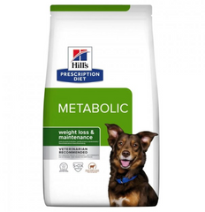 Hill's Prescription Diet Metabolic - Лечебный корм с ягненком для собак при ожирении и лишнем весе 1,5 кг