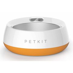 Petkit FRESH Metal - Coral Orange Антибактериальная миска из нержавеющей стали с цифровыми весами