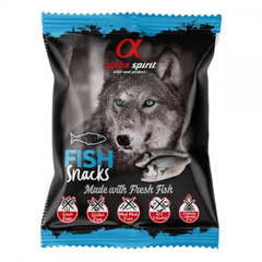 Alpha Spirit DOG Fish Snacks - Напіввологі беззернові жувальні кубики з рибою для собак 50 г